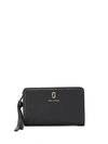 Marc Jacobs The Softshot Mini Compact Wallet In Black