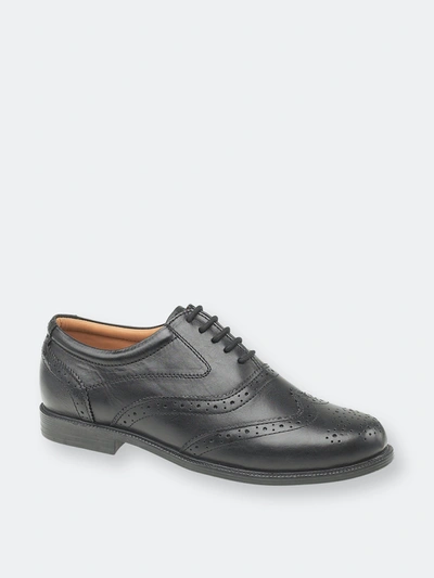 Amblers Liverpool Oxford Brogue / Mens Shoes In Black