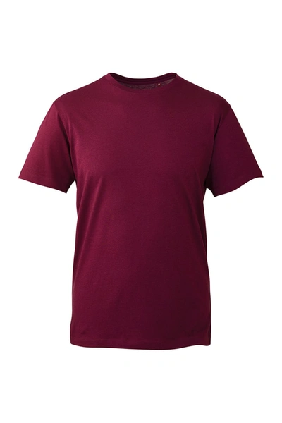 Anthem Mens Short Sleeve T-shirt (burgundy) In Purple