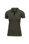Nimbus Womens/ladies Harvard Stretch Deluxe Polo Shirt (olive) In Green