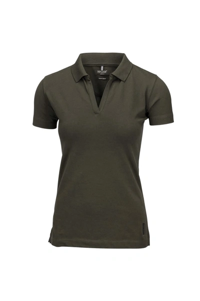 Nimbus Womens/ladies Harvard Stretch Deluxe Polo Shirt (olive) In Green
