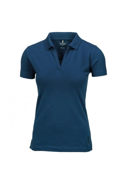 Nimbus Womens/ladies Harvard Stretch Deluxe Polo Shirt (indigo Blue)
