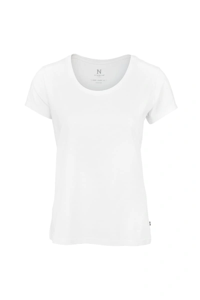 Nimbus Womens/ladies Montauk Essential Short Sleeve T-shirt (white)