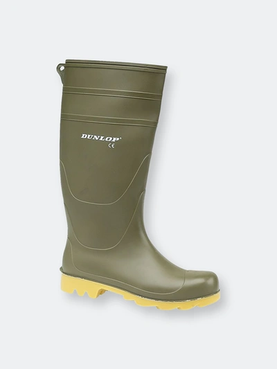 Dunlop Universal Pvc Welly / Mens Wellington Boots / Rain Boots In Green