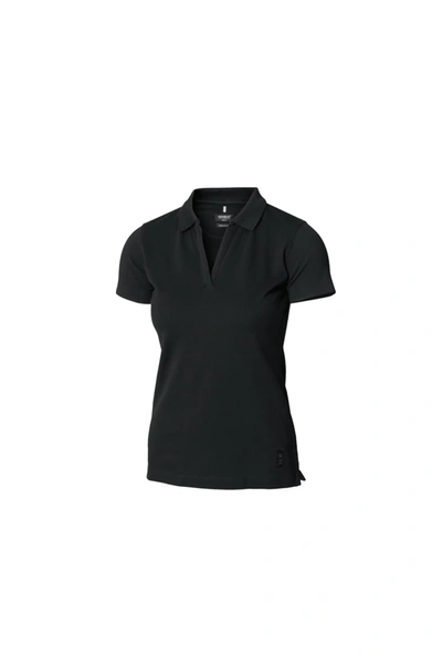 Nimbus Womens/ladies Harvard Stretch Deluxe Polo Shirt (black)