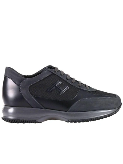 Hogan Sneakers Shoes Men  In Black