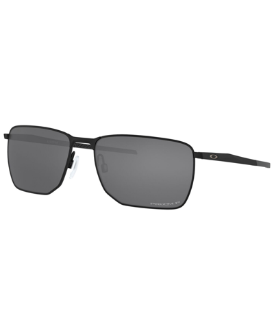Oakley Ejector Prizm Black Rectangular Mens Sunglasses Oo4142 414203 58