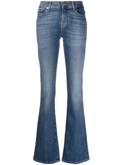 7 For All Mankind Bootcut Vintage Jeans In Blau