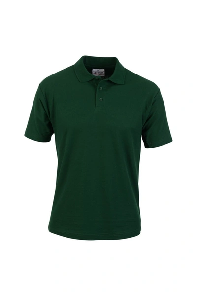 Absolute Apparel Mens Pioneer Polo (bottle) In Green