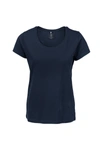 Nimbus Womens/ladies Danbury Pique Short Sleeve T-shirt (navy) In Blue