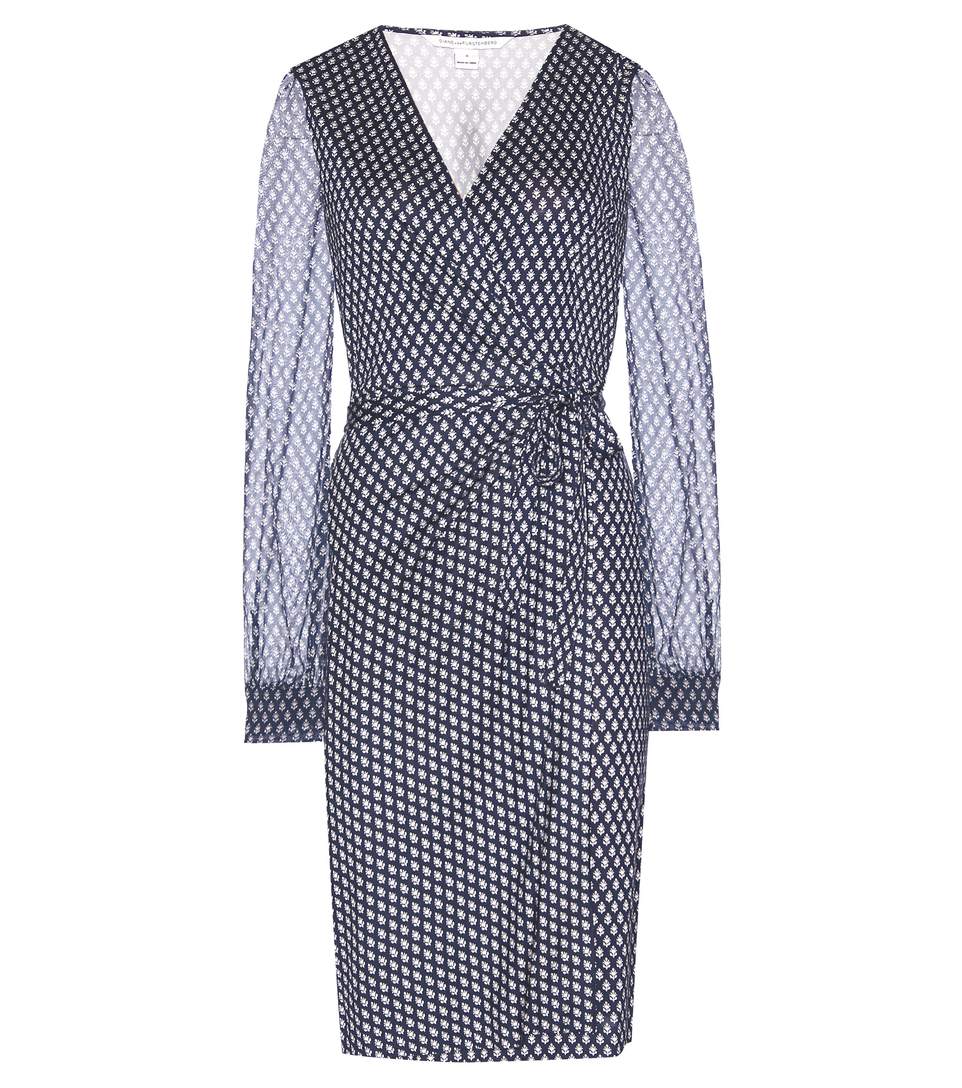 Diane Von Furstenberg Sigourney Two Printed Silk Wrap Dress | ModeSens