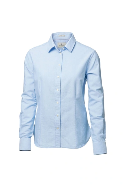 Nimbus Womens/ladies Rochester Oxford Long Sleeve Formal Shirt (light Blue)