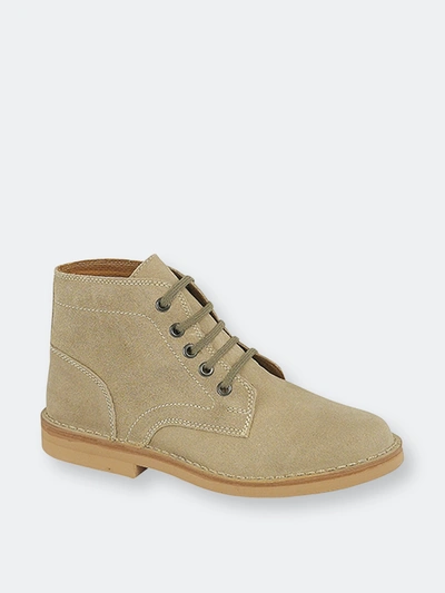 Roamers Mens Real Suede Leisure Boots In Brown