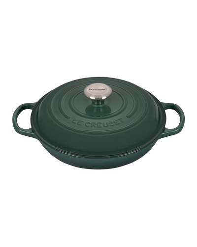 Le Creuset Signature 2.25-quart Enameled Cast Iron Braiser In Caribbean