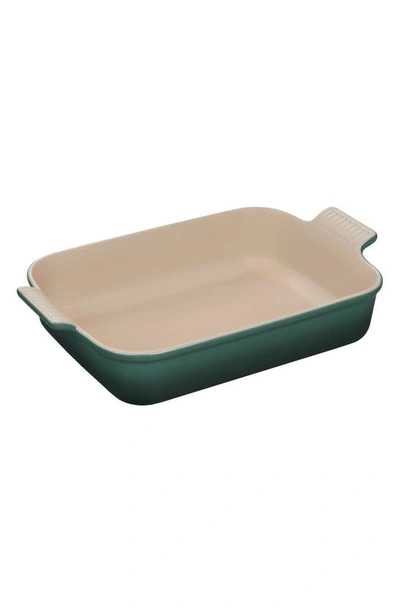 Le Creuset Heritage 4-quart Rectangular Stoneware Dish In Artichaut