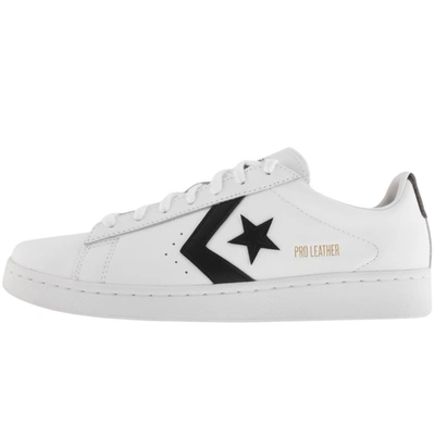 Converse Pro Leather Mens White / Navy Trainers