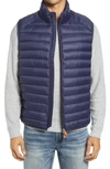 Save The Duck Water & Wind Resistant Puffer Vest In Navy