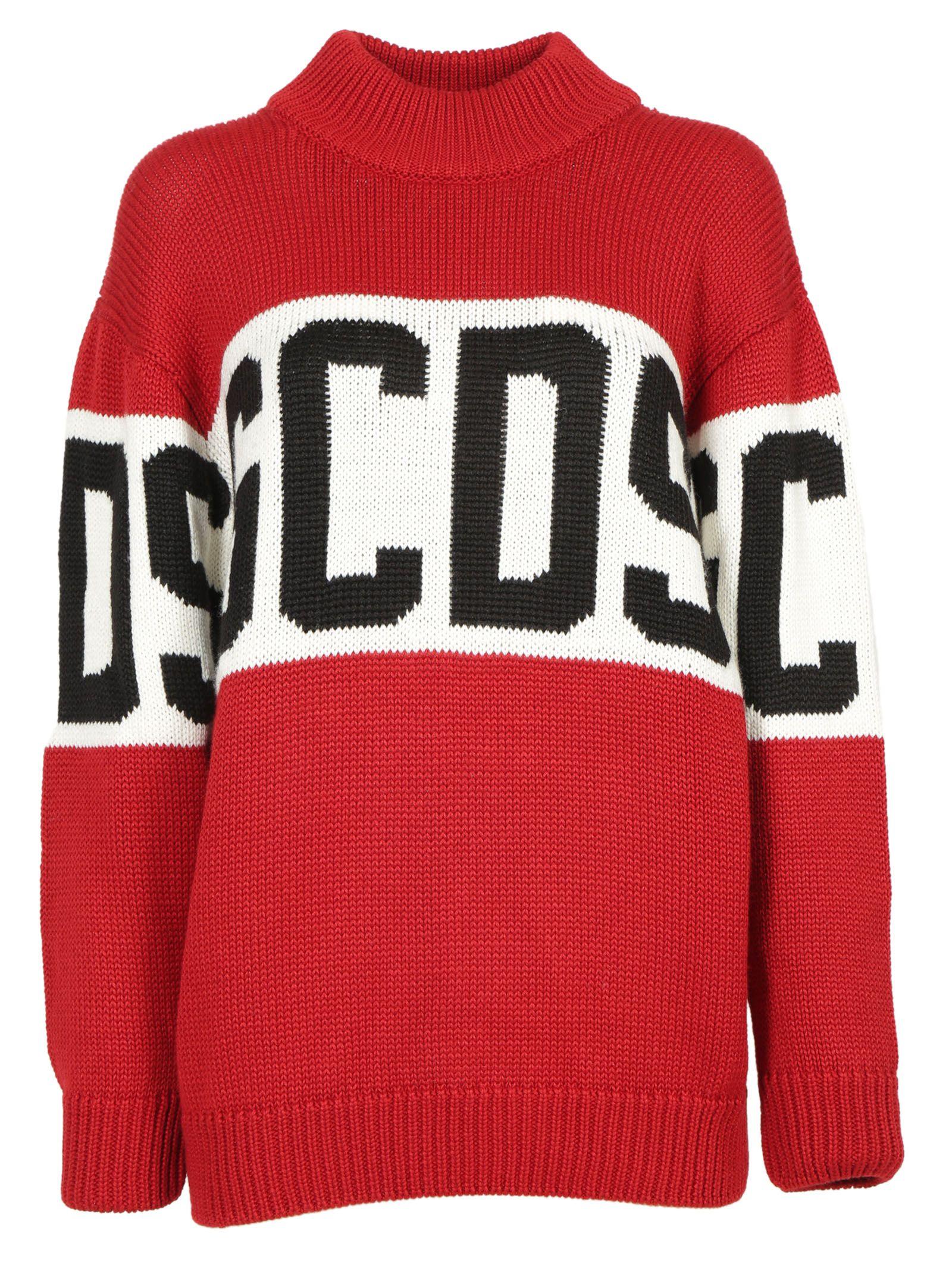 Gcds Sweater In Red | ModeSens