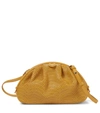 Alaïa Samia 21 Vienne Vague Laser-cut Clutch Bag In Jaune Safran