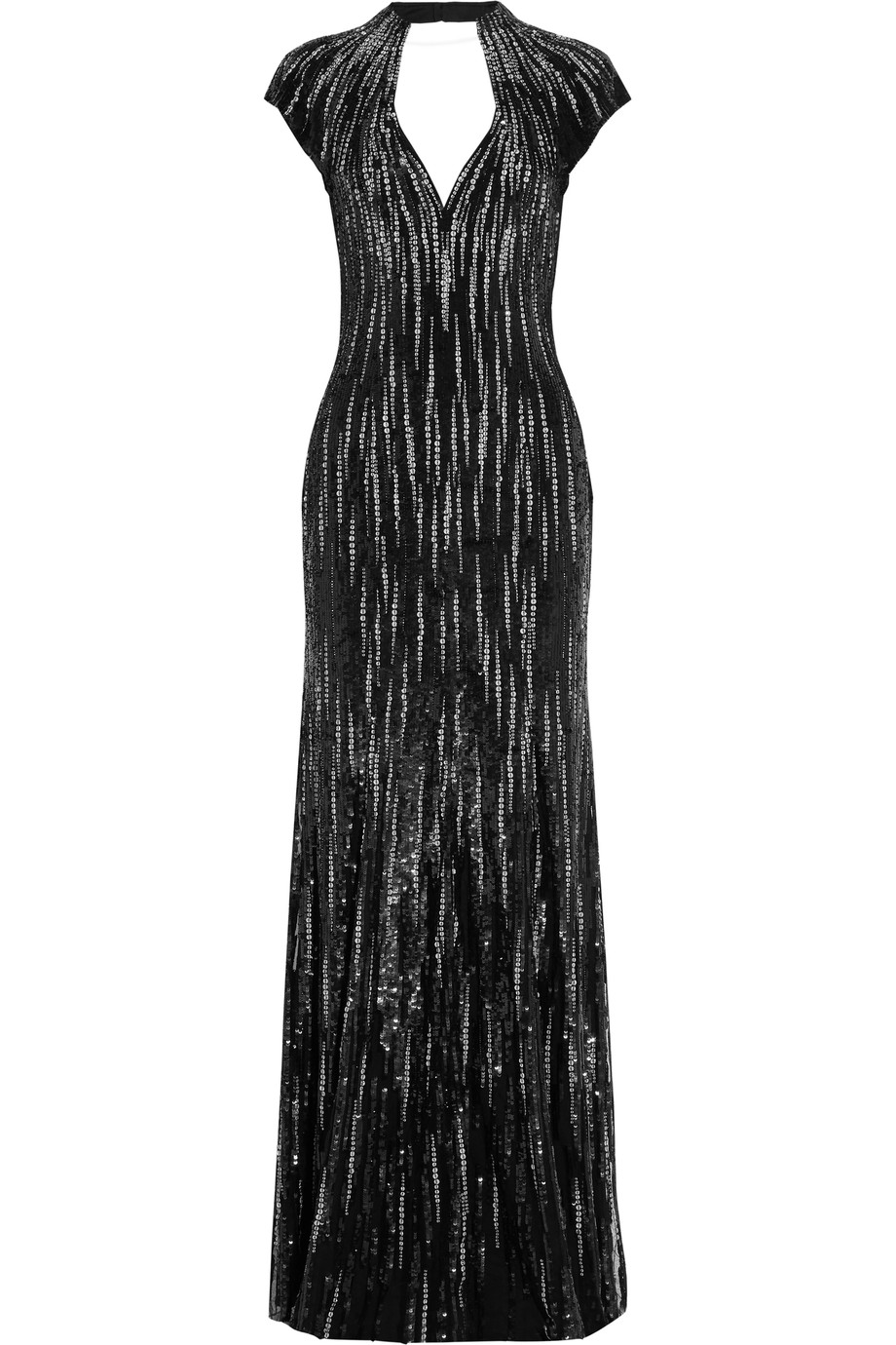 Jenny Packham Open-back Sequin-embellished Silk-tulle Gown | ModeSens