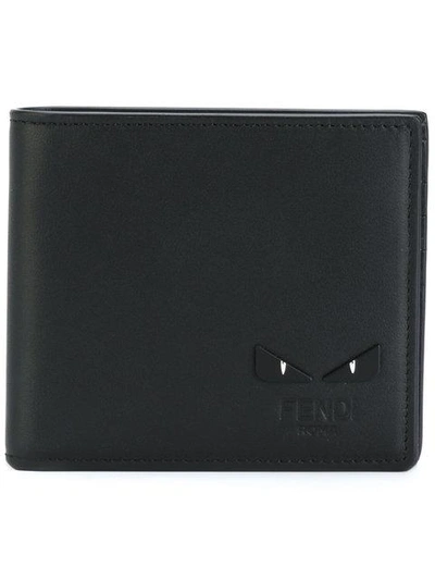 Fendi Black 'bag Bugs' Bifold Wallet