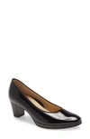 Ara Ophelia Pump In Black Patent Leather