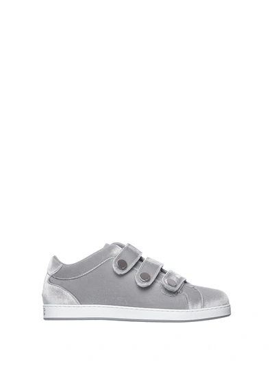 Jimmy Choo Ny Sneakers Trainer Silver In Argento