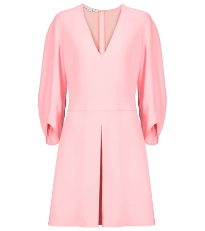 Stella Mccartney Maddison Tulip-sleeve Cocktail Dress In 5567 Sugar Rose