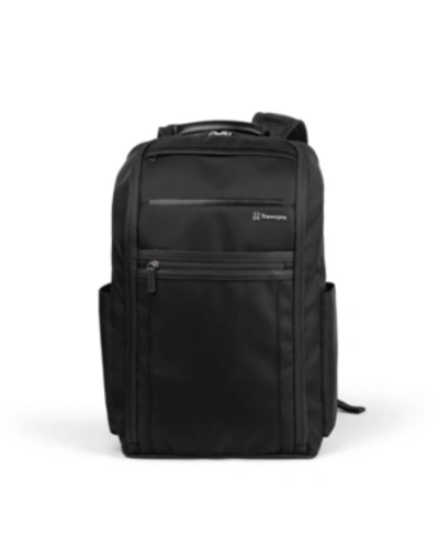 Travelpro Crew Executive Choice 3 Medium Top Load Backpack In Jet Black