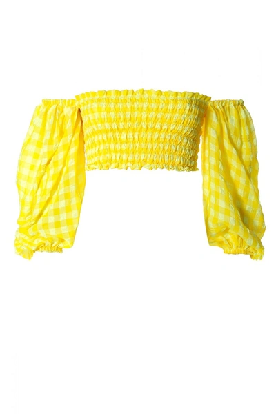 Aggi Top Ibbie Sun Kissed Yellow In Yellow/orange