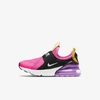 Nike Air Max 270 Extreme Little Kidsâ Shoes In Hyper Pink,black,fuchsia Glow,white