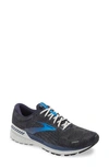 Brooks Adrenaline Gts 21 Running Shoe In Peacoat/black/blue