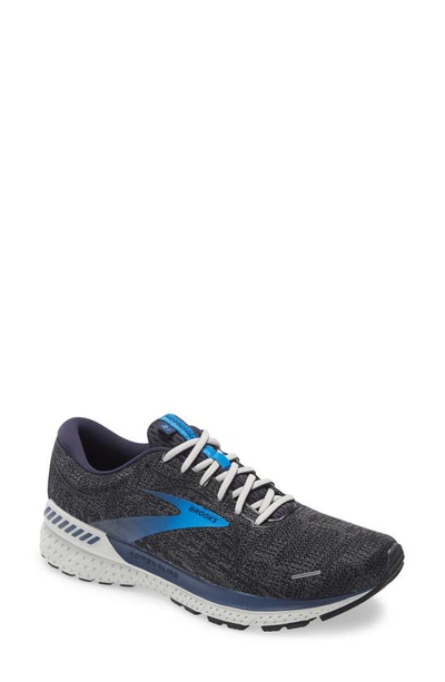 Brooks Adrenaline Gts 21 Running Shoe In Navy/ Black