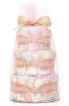 The Honest Company Babies' Mini Diaper Cake In Rose Blossom