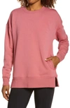 Zella Amazing Crewneck Sweatshirt In Pink Mauve