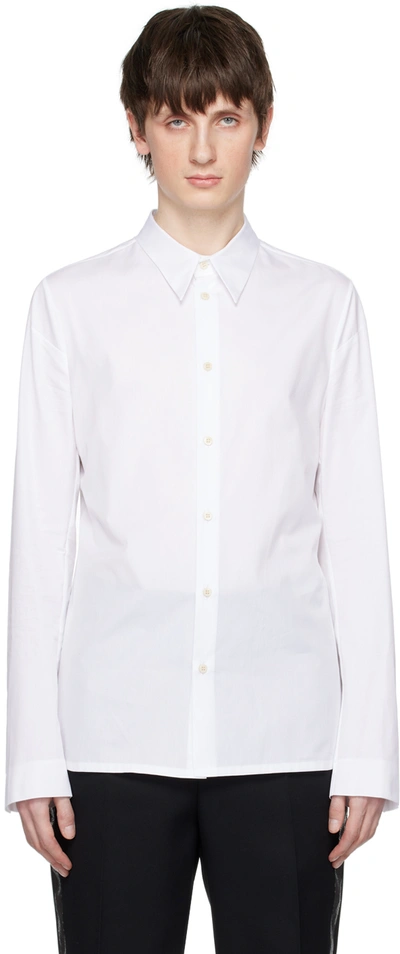 Sapio Shirt In White Cotton