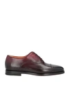 Santoni Lace-up Shoes In Red