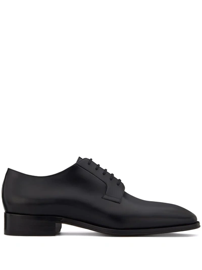 Giuseppe Zanotti Roger Logo-lettering Oxfords In Black