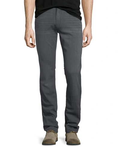 Paige Transcend Federal Slim Straight Fit Jeans In Walter Grey In Felton