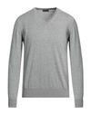 Alpha Massimo Rebecchi Sweaters In Grey