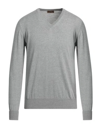 Alpha Massimo Rebecchi Sweaters In Grey