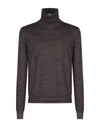 Gran Sasso Turtlenecks In Dark Brown