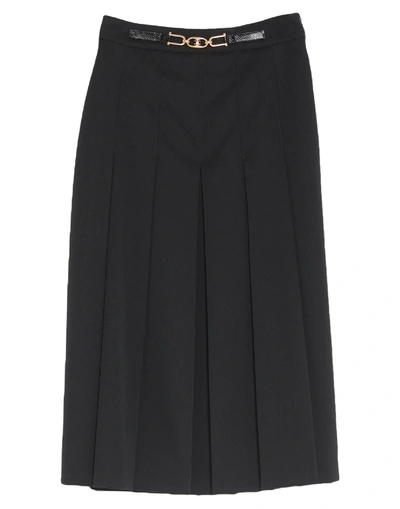 Celine Midi Skirts In Black