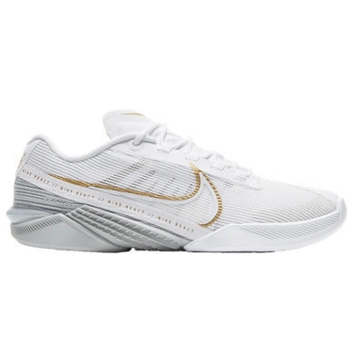 Nike React Metcon Turbo Training Shoe In White/ Metallic Gold/ Black