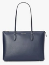 Kate Spade All Day Large Zip-top Tote In Blazer Blue