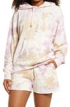 Champion Sunwash Lightweight Cotton Blend Fleece Hoodie In Sun Wash Tinted Lavender Multi