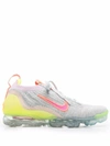 Nike Air Vapormax 2021 Flyknit Sneaker In Photon Dust,hyper Pink-bright Mango-volt