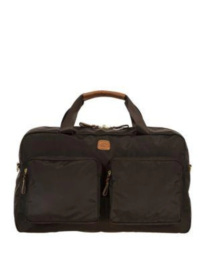 Bric's Xtravel Tuscan Leather Blend Boarding Duffle Bag In Brown