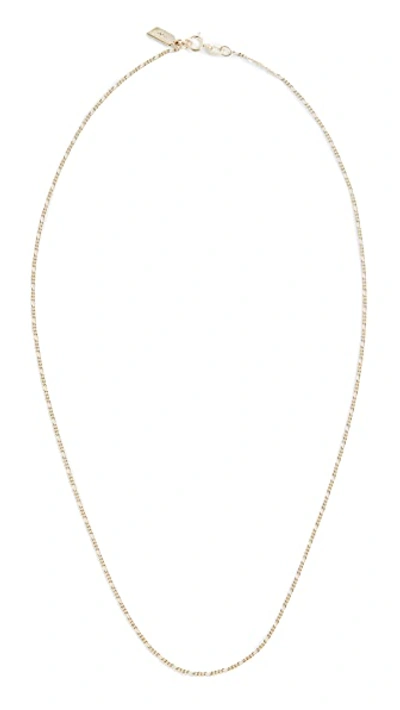 Loren Stewart Baby Fig Chain Necklace In Yellow Gold