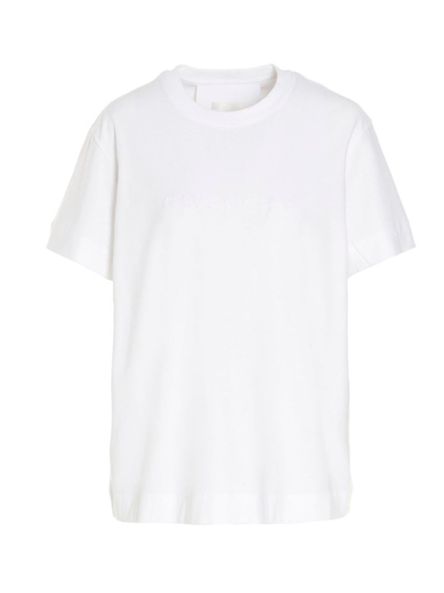 Givenchy Logo印花短袖t恤 In White